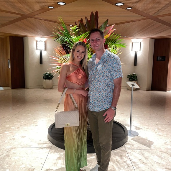 Baobab Ombre Halter Maxi Dress - Picture 2 of 5